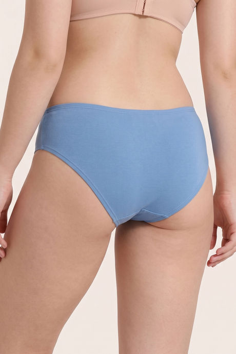 Zivame Anti-Microbial Low Rise Full Coverage Hipster Panty (Pack of 3) - Multicolor — image 4